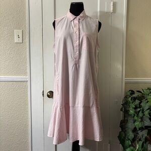 beachlunchlounge Marina Pink Oxford Dress